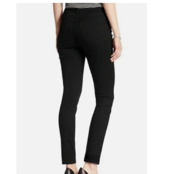 Banana Republic High Rise Skinny Fade Resistant Black Jeans Size 30/10 RT$109 - Picture 4 of 12